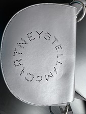 stella mccartney logo bag grey crossbody new