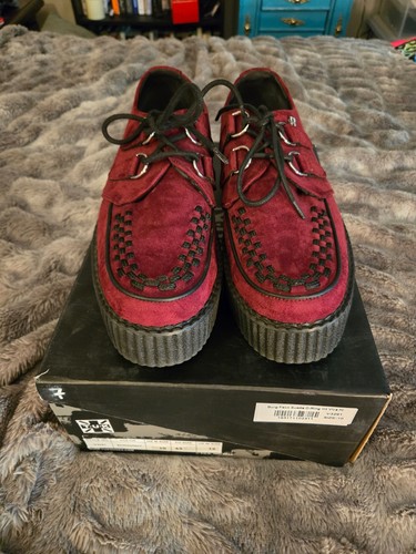 Tuk burgundy mondo creepers