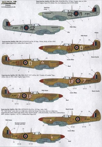 Xtradecal supermarine - xtradecal, 1/48