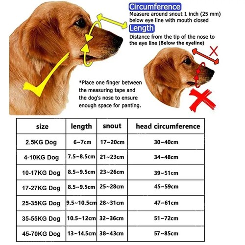 Large dog muzzle - large, basket