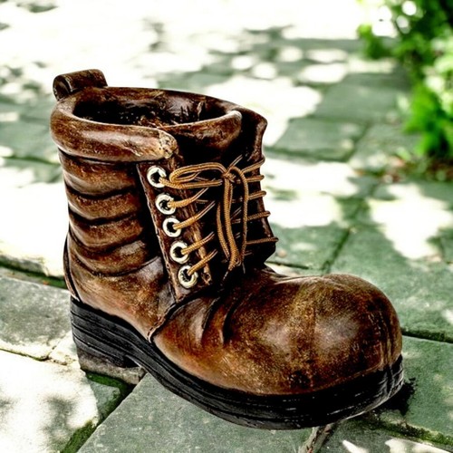 Vintage boot garden planter - vintage,