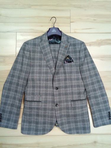 Men next smart brown grey - &,