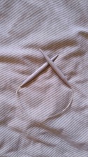 Pony plastic fixed circular knitting needles, 9mm diameter, 40cm long