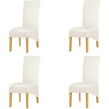 4PCS XL PU Leather Dining