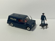 Corgi Toys 448 Police Mini Van and dog handler, Original, Vintage, Rare. 1960's
