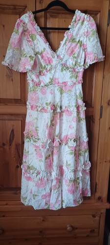 Needle thread floral dress - needle,