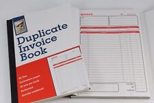 A5 CARBONLESS DUPLICATE INVOICE BOOKS. 50 LEONARDO NCR SETS 