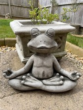 Meditating Frog Stone Garden