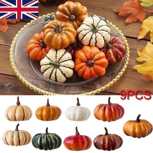 9pcs pumpkin fall - 9pcs, decoration