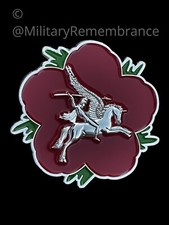Airborne Pegasus Paratrooper 16 Air Assault Remembrance Flower Lapel (P95)