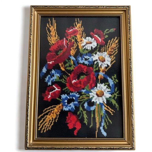 Vintage floral framed - floral,