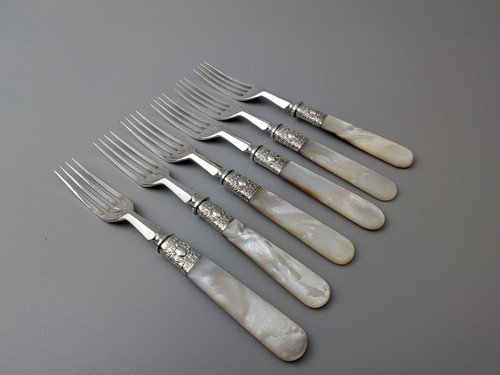 Antique mother pearl silver - pearl,
