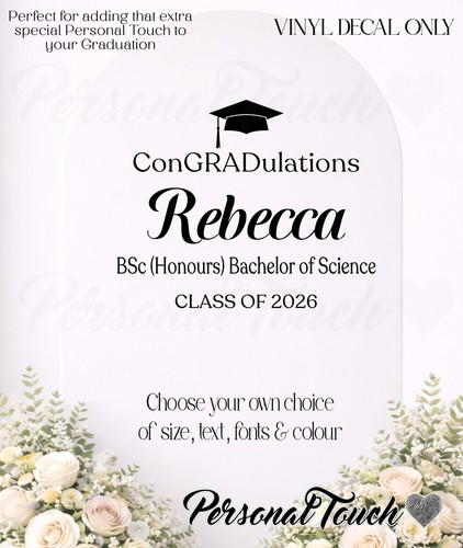 Personalised graduation vinyl - graduation,