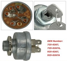 Lawn Mower Start Switch Ignition Switch & Key for Noma John Deere MTD Murray
