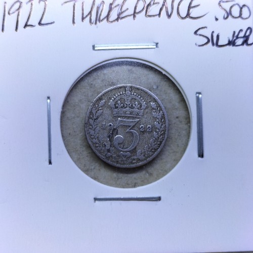 1922 threepence king - -,