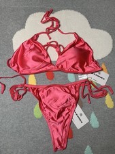 Leohex Pink 2XL Bikini Set Top