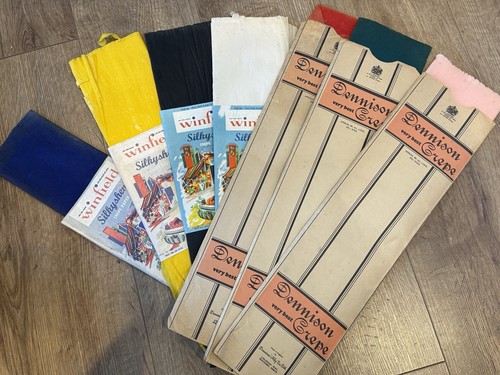 Lot vintage crepe paper - lot,