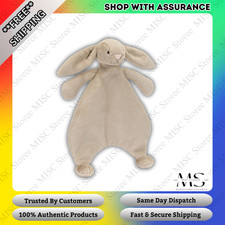 Jellycat Bashful Bunny Comforter Beige – Plush Soother 27cm – Brand New