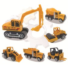 Construction Trucks Set Mini