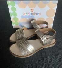 Andanines Gold Sandals 30 11.5