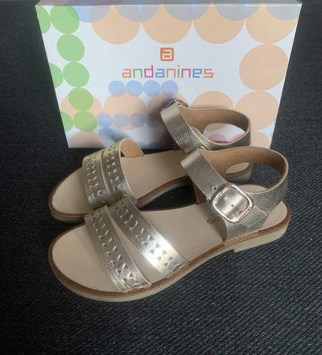 Andanines gold sandals - andanines, 30