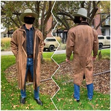 Vintage 1980's Long Trench