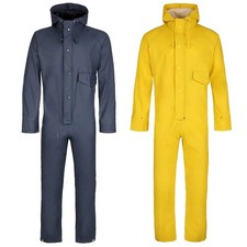 Fort 320 Waterproof Flex Coveralls in Navy & Yellow