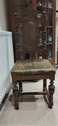 Antique victorian carved oak - antique,