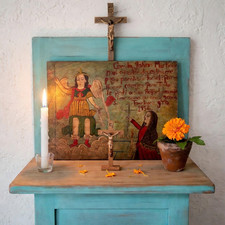 Antique 1956 Mexican Folk Art