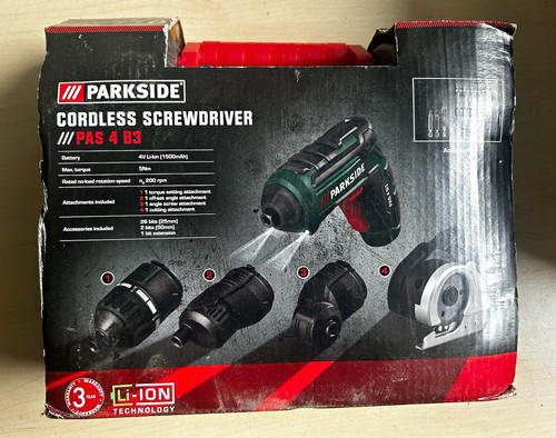 Parkside pas li ion - 4, li-ion