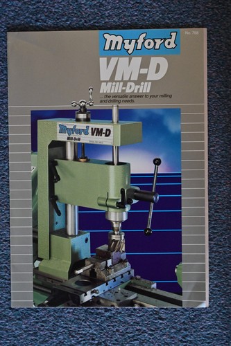 Myford mill drill d - mill,