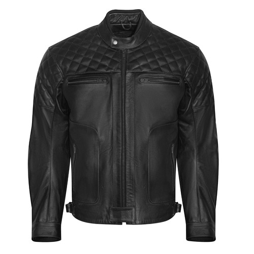 Men vintage biker leather - men's,