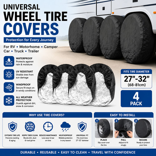 Wheel tire covers - tire,