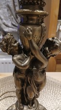 Vintage Bronze Cherub Table Lamp...