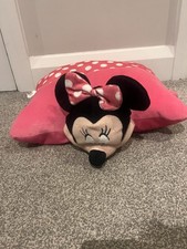Official Disney Minnie Mouse Pillow Pet Plush Toy Travel Pillow Stuffed Animal