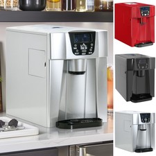 Ice Maker Machine and Water Dispenser with 3L Tank 12kg in 24H, 2 Ice Cube Sizes