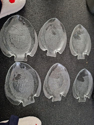 Set clear glass - of, 6