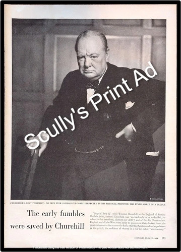 1946 winston churchill photo - churchill,