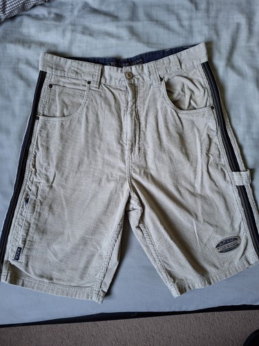 Corduroy men cargo shorts 36 - men's,