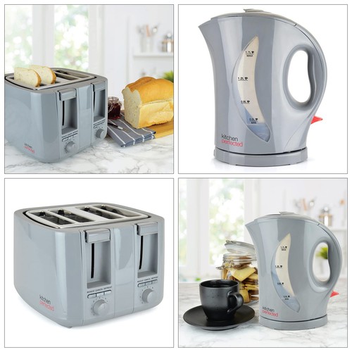 Grey cordless electric kettle - cordless,