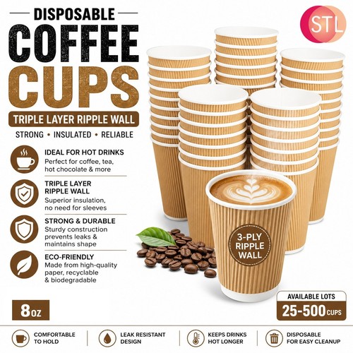 Disposable coffee cups kraft - cups,