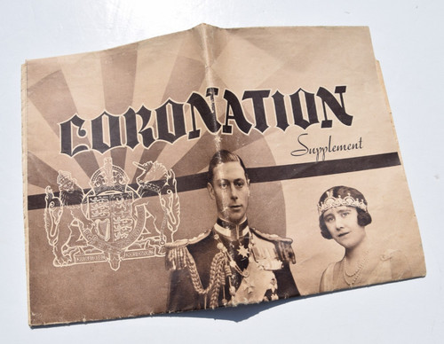 Coronation george 1937 with - coronation,