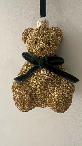 Harrods glass hanging glitter - hanging,