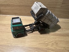 Dinky 978 Bedford TK Refuse Wagon Truck - Green / Grey