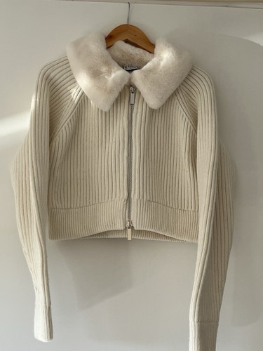 Zara cream ribbed - knit, cropped