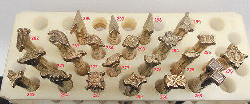 Leather craft stamp tools - leather,