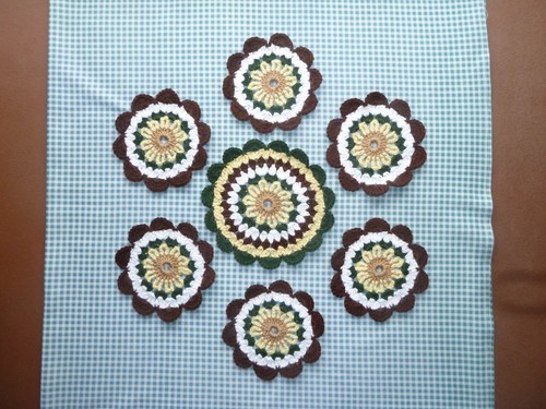 Place mats and - coasters, set