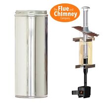 SFL Sflue Formally Selkirk SMW Twin Wall Chimney Flue 120mm-1000mm Lengths 5”/6”
