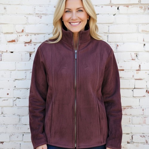 Tayberry ladies fleece jacket - tayberry,