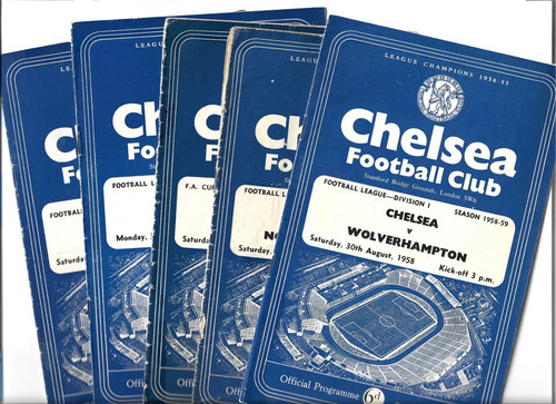 Chelsea football programmes - 5,